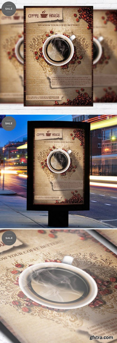 Coffee Shop Vol.2 – Business Flyer Psd Template