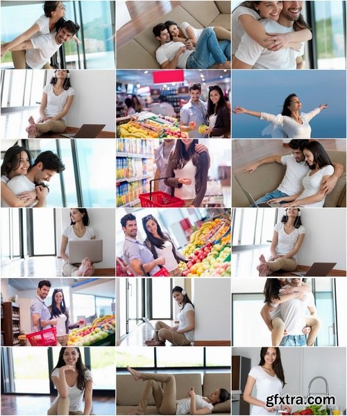 Collection of woman man family love people buying supermarket laptop 25 HQ Jpeg