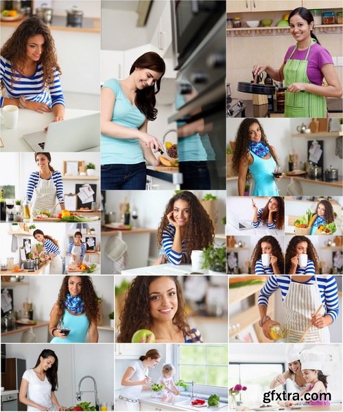 Collection of woman in the kitchen cooking baby 25 HQ Jpeg