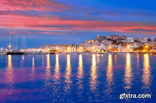 Collection resort landscape nature sea mountain beach bay of Ibiza town 25 HQ Jpeg