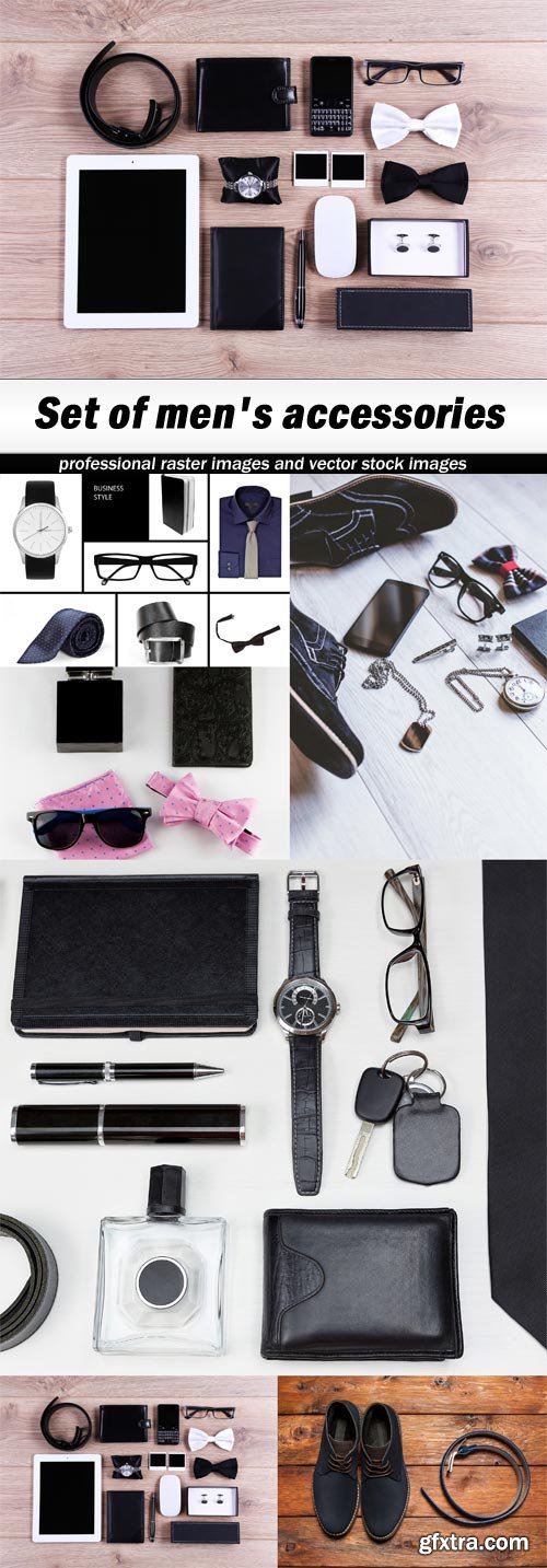 Set of men's accessories