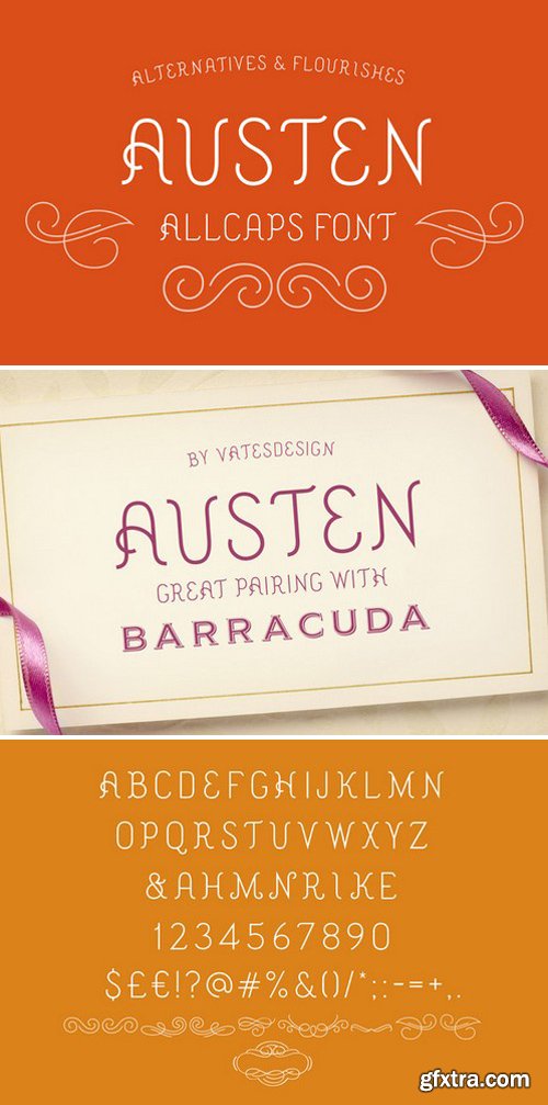 CM - Austen Display Font 338717