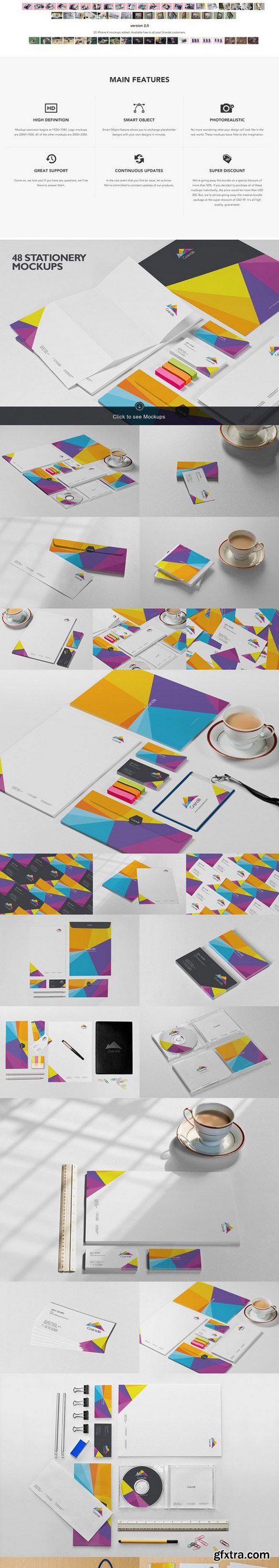 CM - GrandE V3 - 217 PSD MOCKUPS BUNDLE 338490