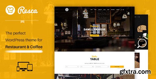 ThemeForest - WordPress Restaurant & Cafe Theme - Resca v1.0 - 12124219