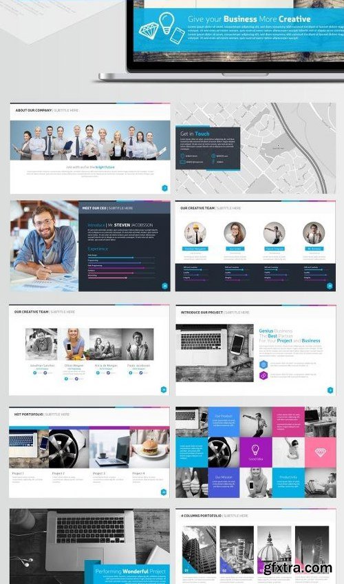 Graphicriver Creative Project Presentation Template 12093598