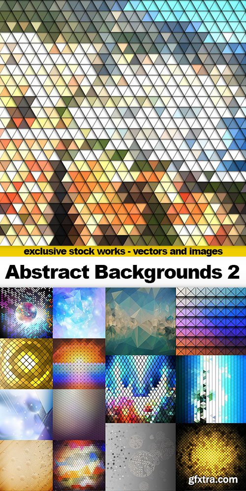 Abstract Vector Backgrounds 2 - 50x EPS