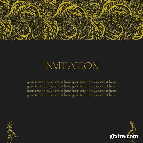 Collection of vector banner picture card flyer poster invitation card 25 EPS