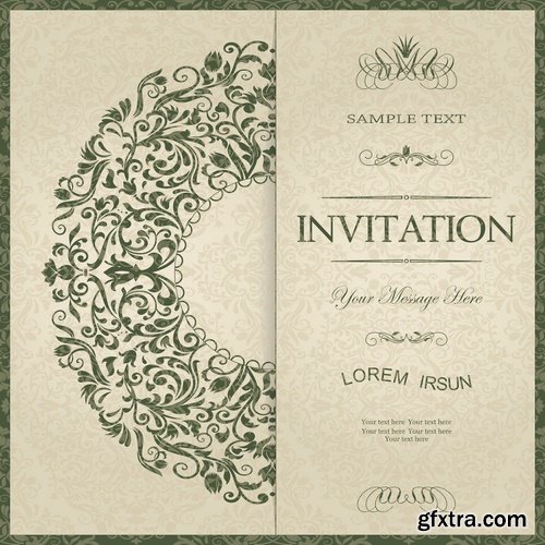 Collection of vector banner picture card flyer poster invitation card 25 EPS