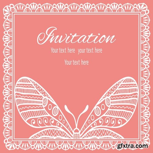 Collection of vector banner picture card flyer poster invitation card 25 EPS