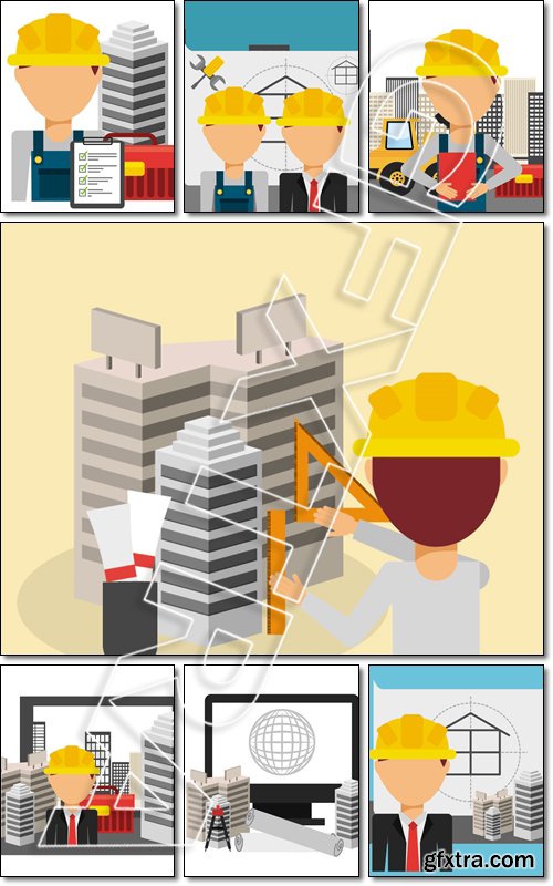 Construction design - Vector