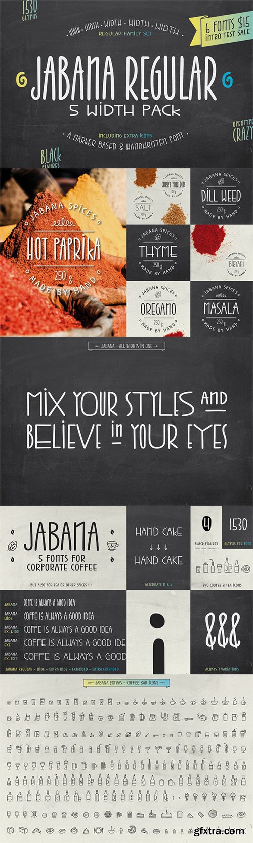 CM Jabana - 6 Fonts 316373