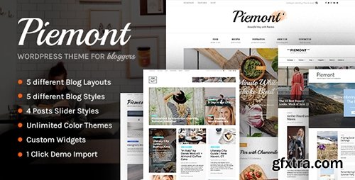 ThemeForest - Piemont v1.0 - Premium Responsive WordPress Blog Theme - 12163851