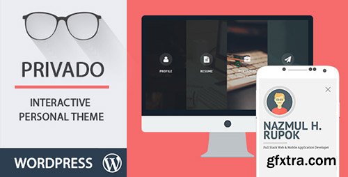 ThemeForest - Privado v1.0 - Interactive Personal WordPress Theme - 10822693