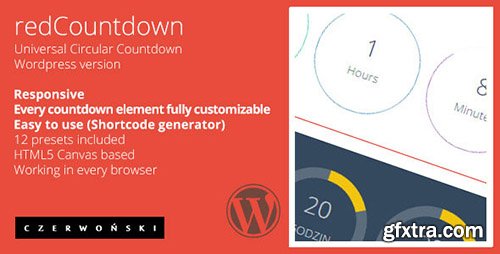 CodeCanyon - redCountdown v1.0 - Circular Countdown - 9375050