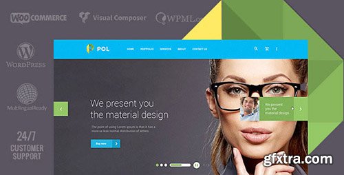 ThemeForest - POL v1.0 - Material Multi-Purpose WordPress Theme - 12050276