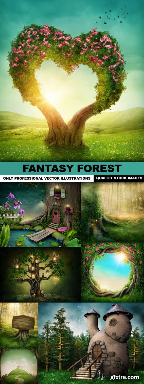 Fantasy Forest - 8 HQ Images