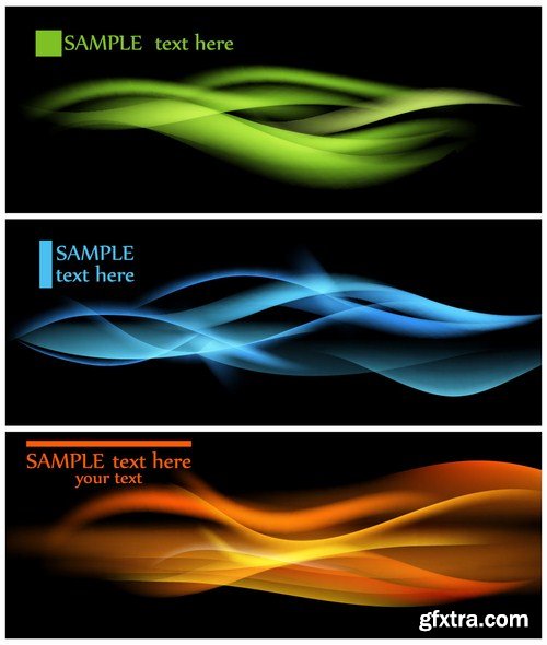 Abstract Banners Collection #23 - 15 Vectors