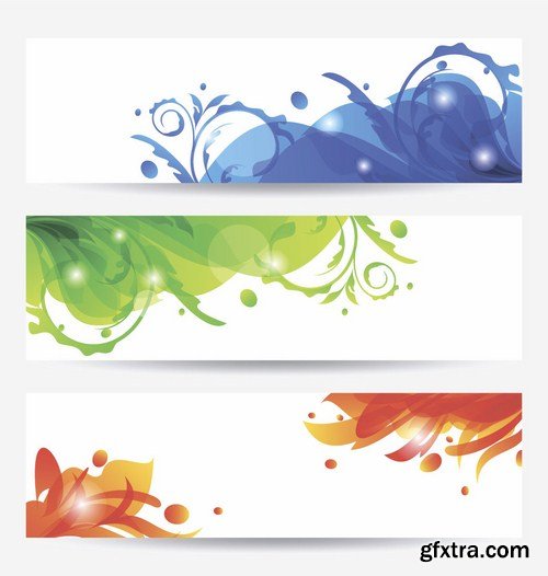 Abstract Banners Collection #23 - 15 Vectors