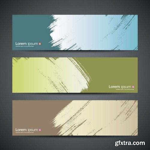 Abstract Banners Collection #23 - 15 Vectors