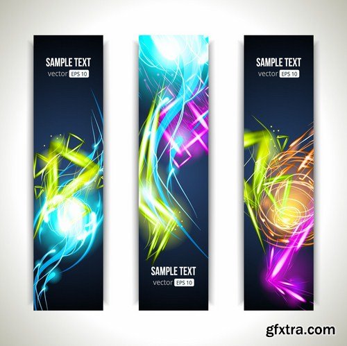 Abstract Banners Collection #23 - 15 Vectors