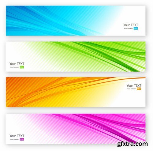 Abstract Banners Collection #23 - 15 Vectors