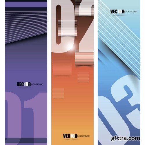 Abstract Banners Collection #23 - 15 Vectors