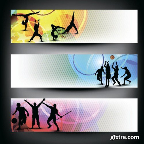 Abstract Banners Collection #23 - 15 Vectors