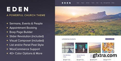 ThemeForest - Eden v1.0.1 - A WordPress Theme for Churches - 12165701