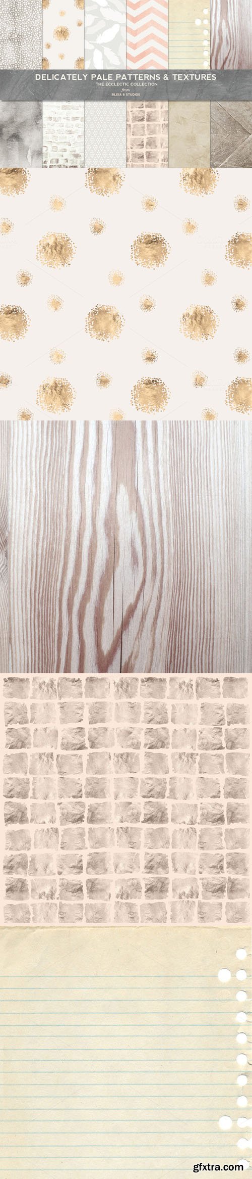 Delicately Pale Patterns & Textures - CM 274618