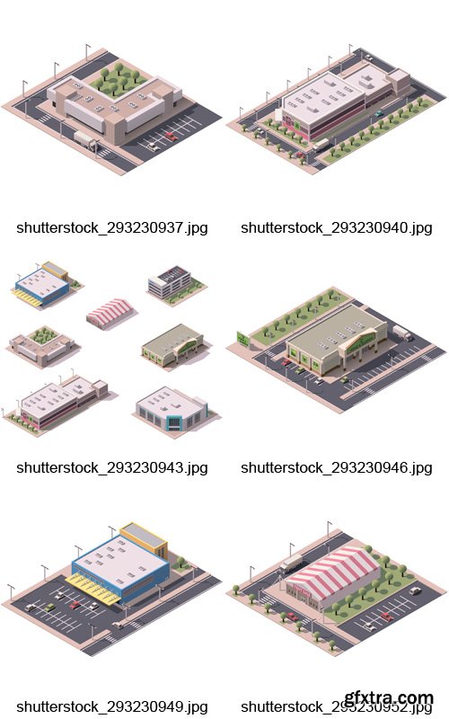 Amazing SS - Isometric Buildings, 25xEPS