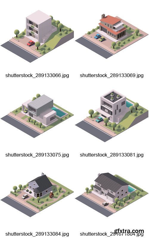 Amazing SS - Isometric Buildings, 25xEPS