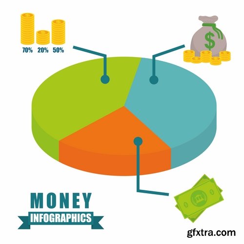 Collection of vector image conceptual business infographics #11-25 Eps