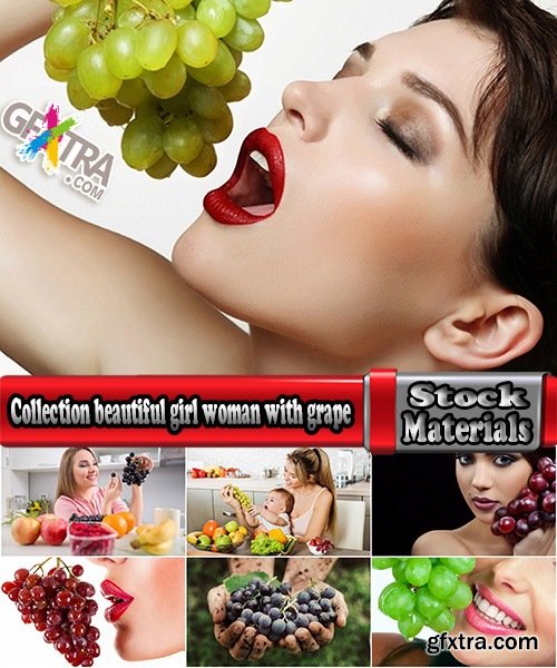 Collection beautiful girl woman with grape berry 25 HQ Jpeg