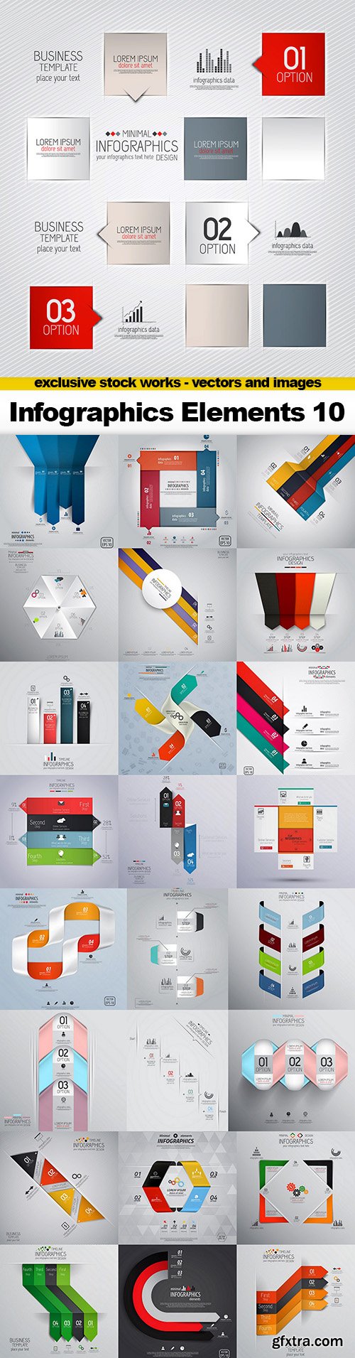 Infographics Vector Elements 10 - 25xEPS