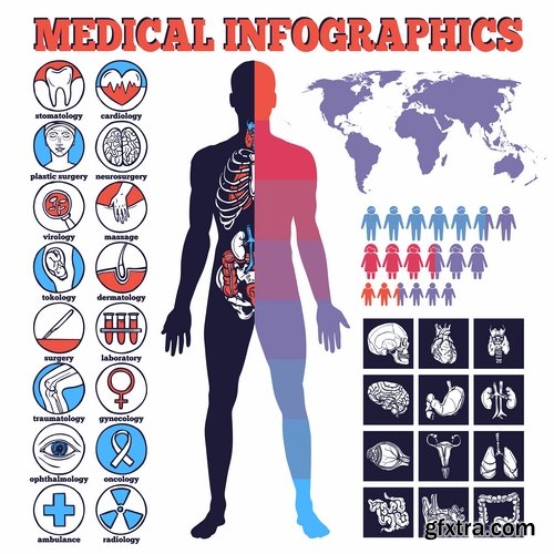 Collection of vector image of honey medical infographics tooth dentist tool icon 25 EPS