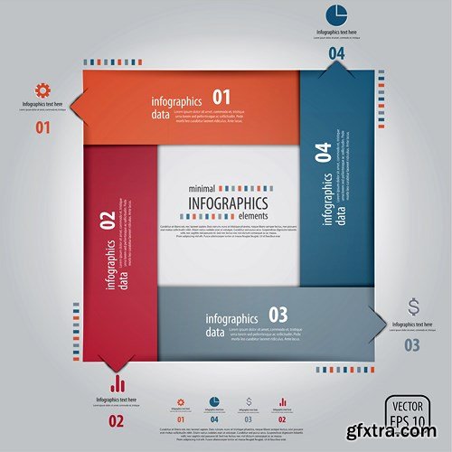 Infographics Vector Elements 10 - 25xEPS