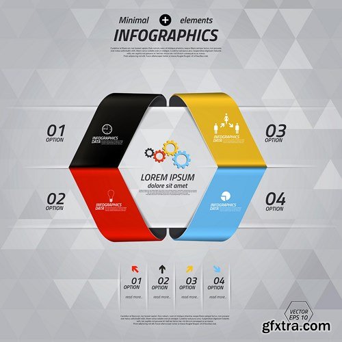 Infographics Vector Elements 10 - 25xEPS