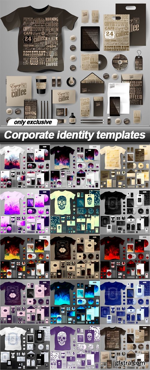 Corporate identity templates - 15 EPS