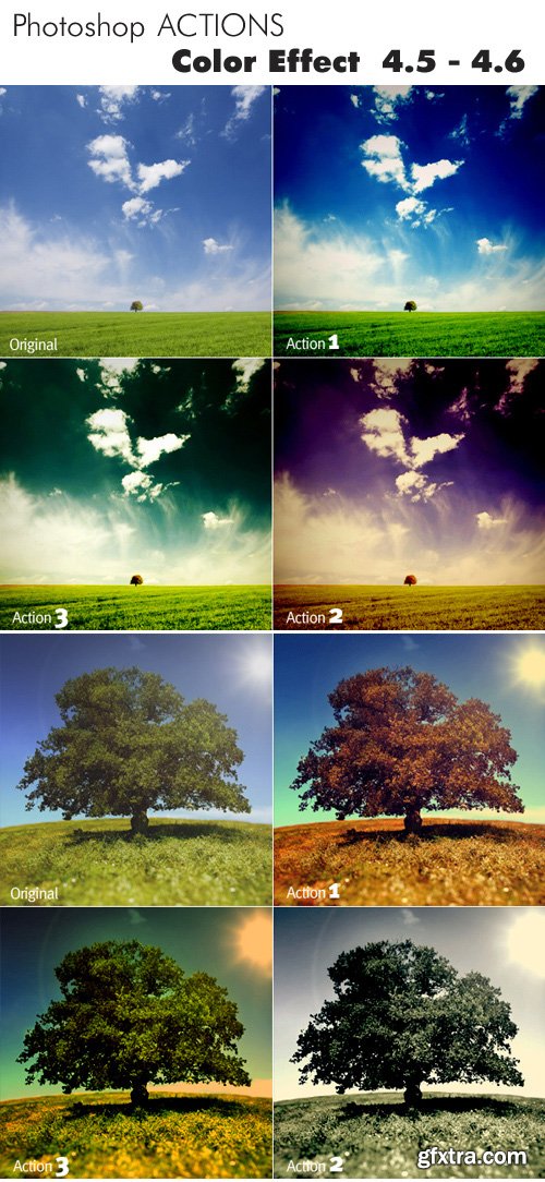 Color Photoshop Actions 4.5 - 4.6