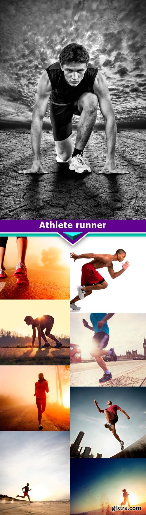 Athlete runner 9X JPEG