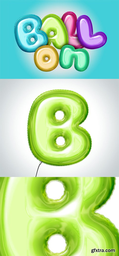 Ballon - Text & Shape Mockup