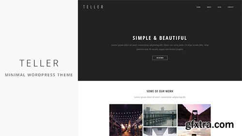 Mojo-Themes - Teller v1.0 - Minimal & Responsive Portfolio/Blog WordPress Theme