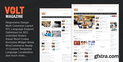 ThemeForest - Volt v3.4 - Magazine / Editorial WordPress Theme - 1044745