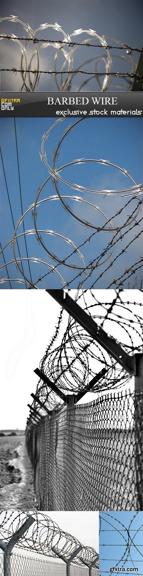 Barbed Wire - 5 UHQ JPEG