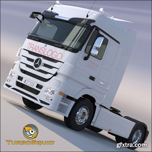 Turbosquid New Mercedes Actros Space Cab