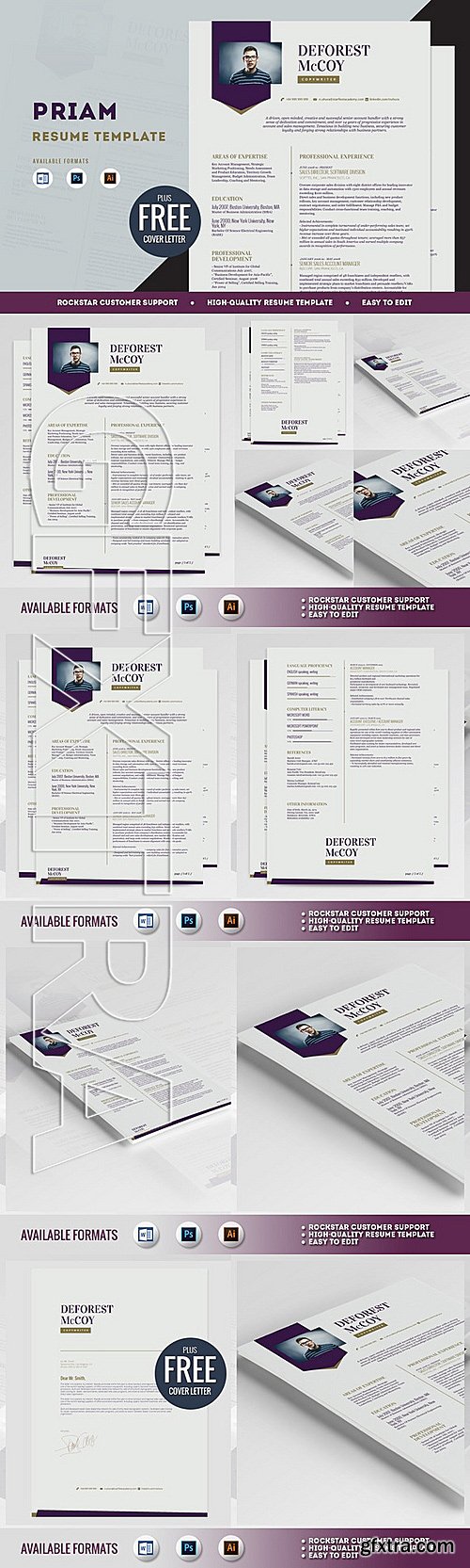 CM - Resume Template Priam 342020