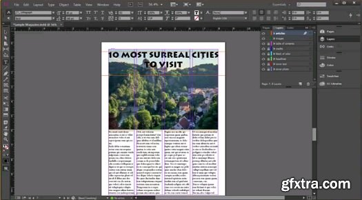 Creating a Magazine Using InDesign and Photoshop