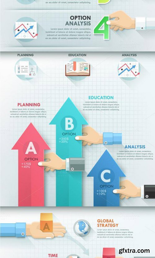 CM Hands Teamwork Infographics 342565