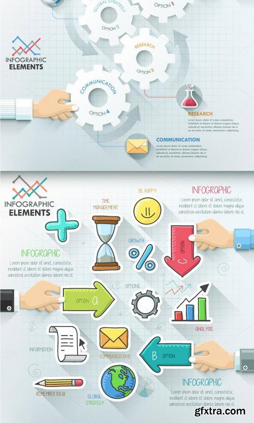 CM Hands Teamwork Infographics 342565