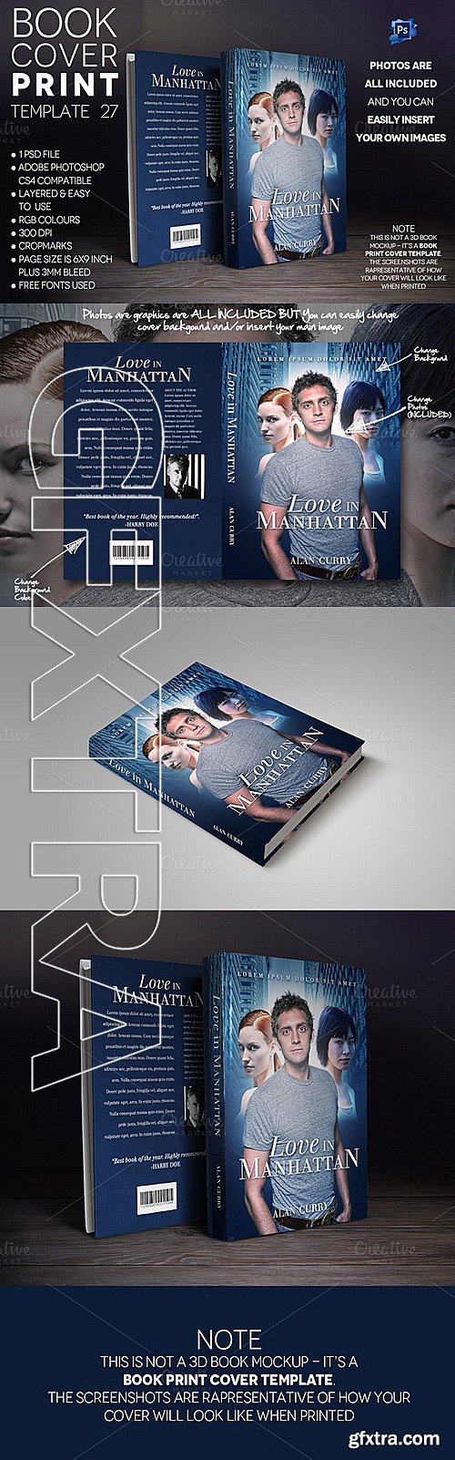 CM - Book Cover PRINT Template 27 342592